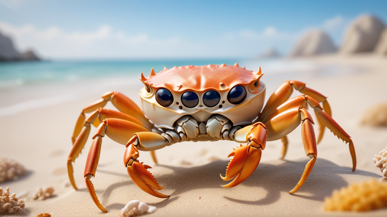 Chibbi-Art Chibi Ghost Crab: A Captivating Gaze