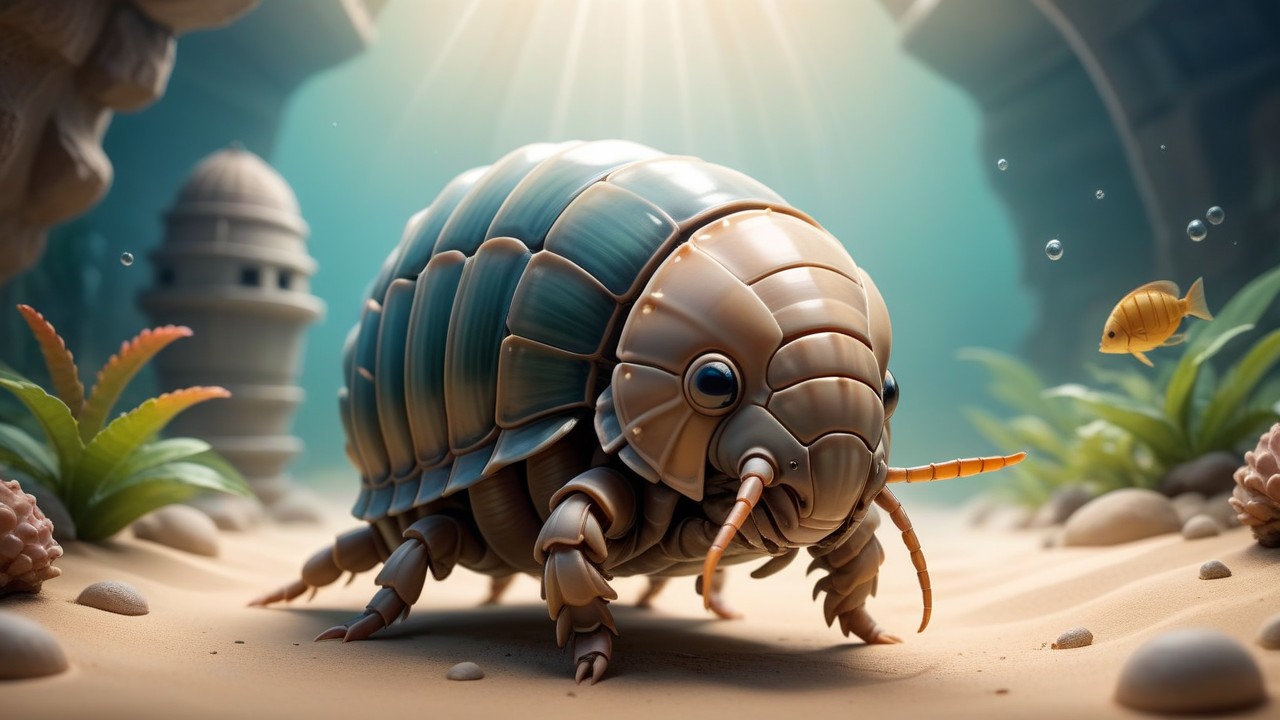 Chibbi-Art Giant Isopod: Chibi Style Aesthetic