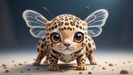 Chibbi-Art Giant Chibi Moths Bold Expression