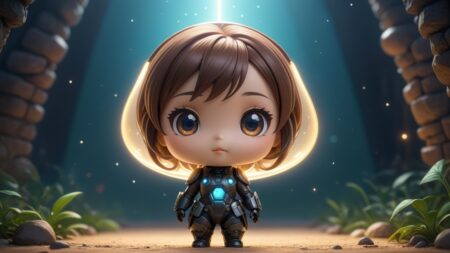 Chibbi-Art Glowing Dreamer: A Chibi Perspective