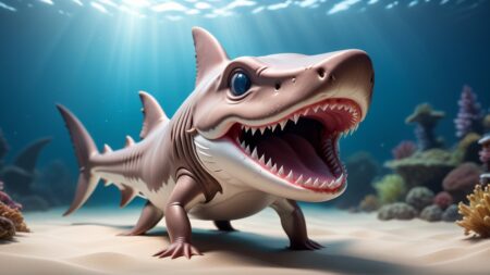 Chibbi-Art Chibi Goblin Sharks Piercing Stare