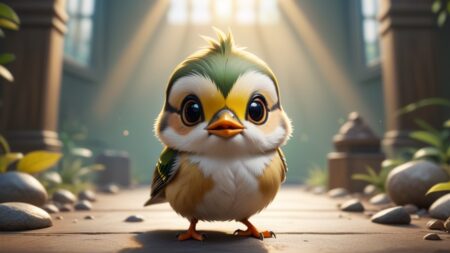 Chibbi-Art Goldcrest Chibi: A Glimpse into Enchanting Landscapes