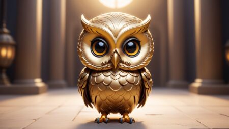 Chibbi-Art Enigmatic Chibi Owl: An Eye-To-Eye Connection