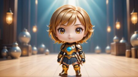 Chibbi-Art Golden Shiner Chibi: Aesthetic Encounter