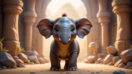 Chibbi-Art Chibi Gomphotherium: An Expressive Apex Archer