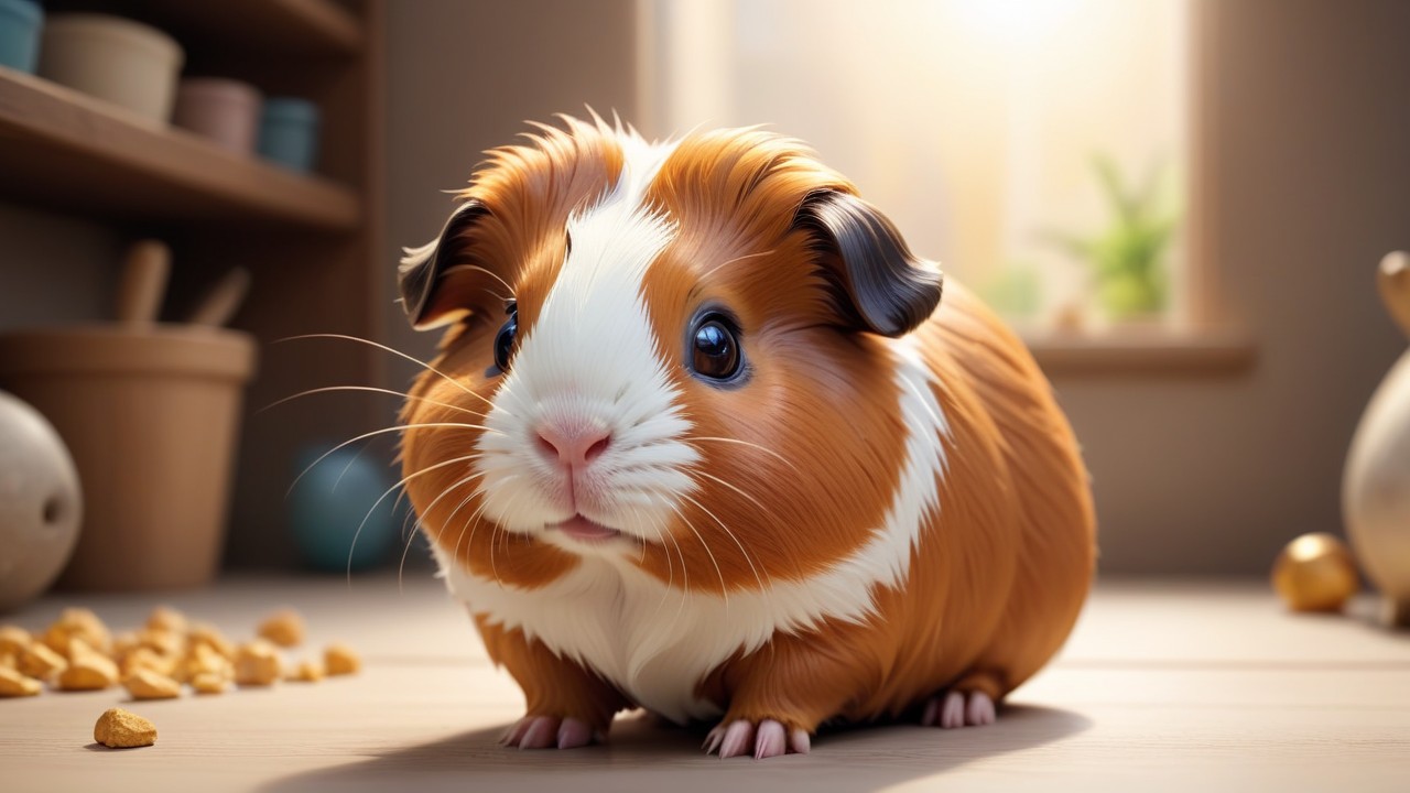 Chibbi-Art Cute & Whimsical Guinea Pig: A Look into the Eyes of the Artist