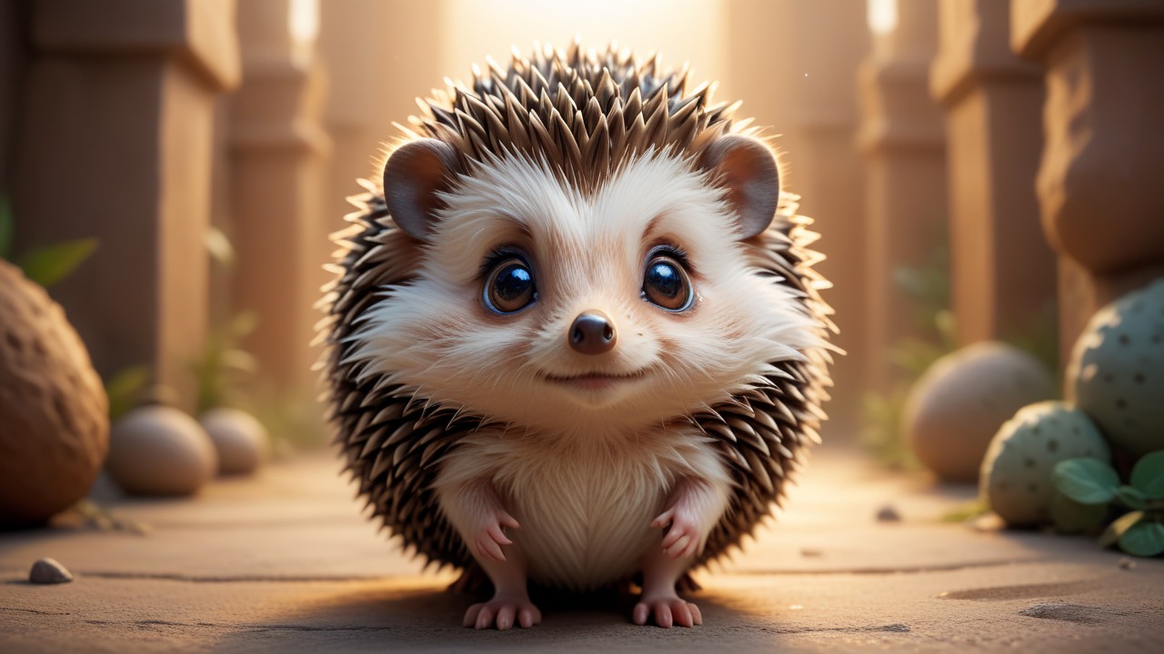 Chibbi-Art Hedgehog Chibi: A Simple Delight from an Artistic Soul