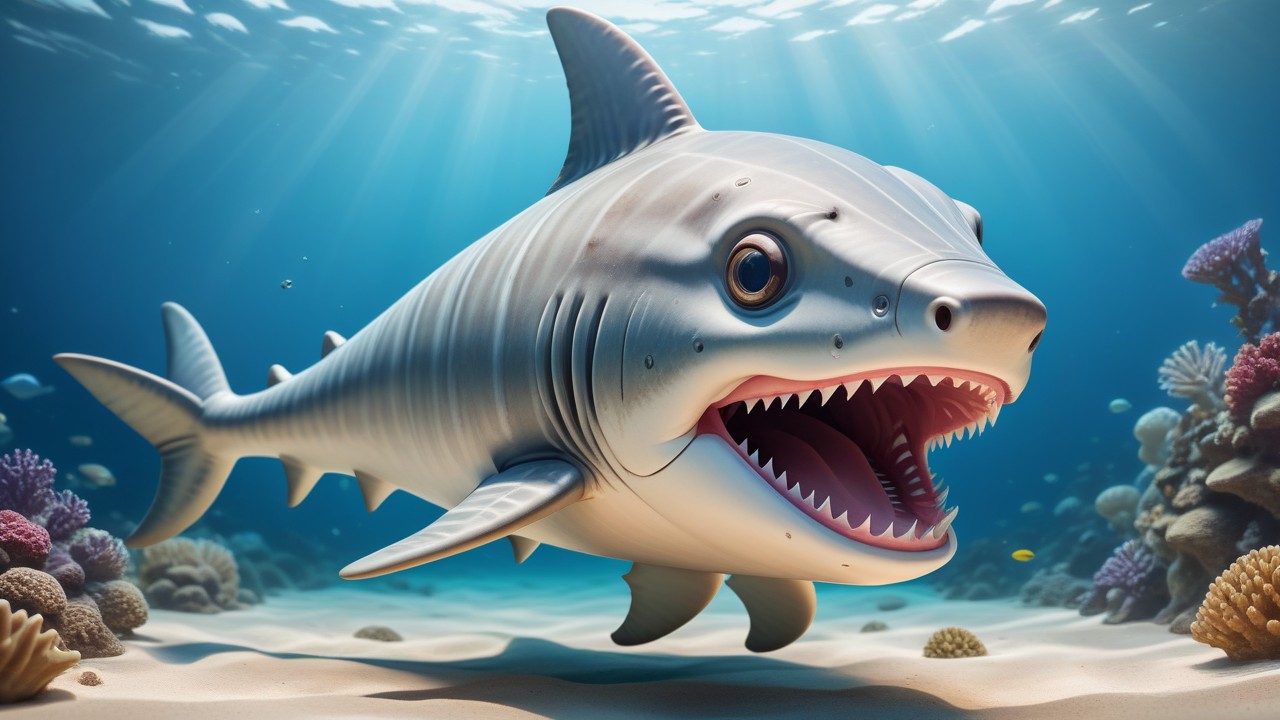 Chibbi-Art Helicoprion: A Chibi Style Artistry