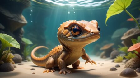 Chibbi-Art Chibi Hellbender: A Glimpse into Artistic Simplicity