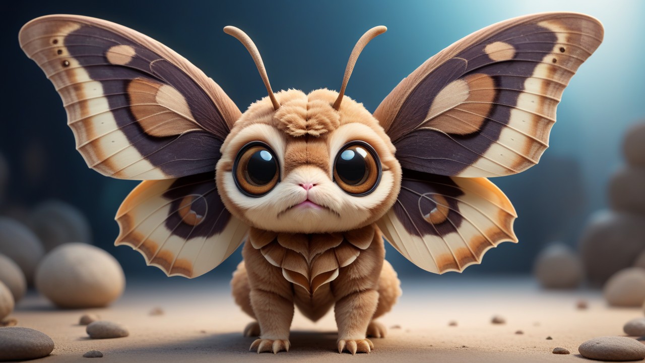 Chibbi-Art Hercules Moth Chibi: A Familiar Face Awaits the Gazes of the Spectators