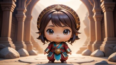 Chibbi-Art Chibi Himalayan Artists Pensive Landscape