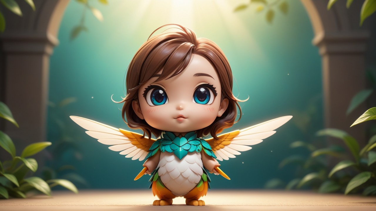 Chibbi-Art Hummingbird Chibi: A Close Encounter with Artistic Magic