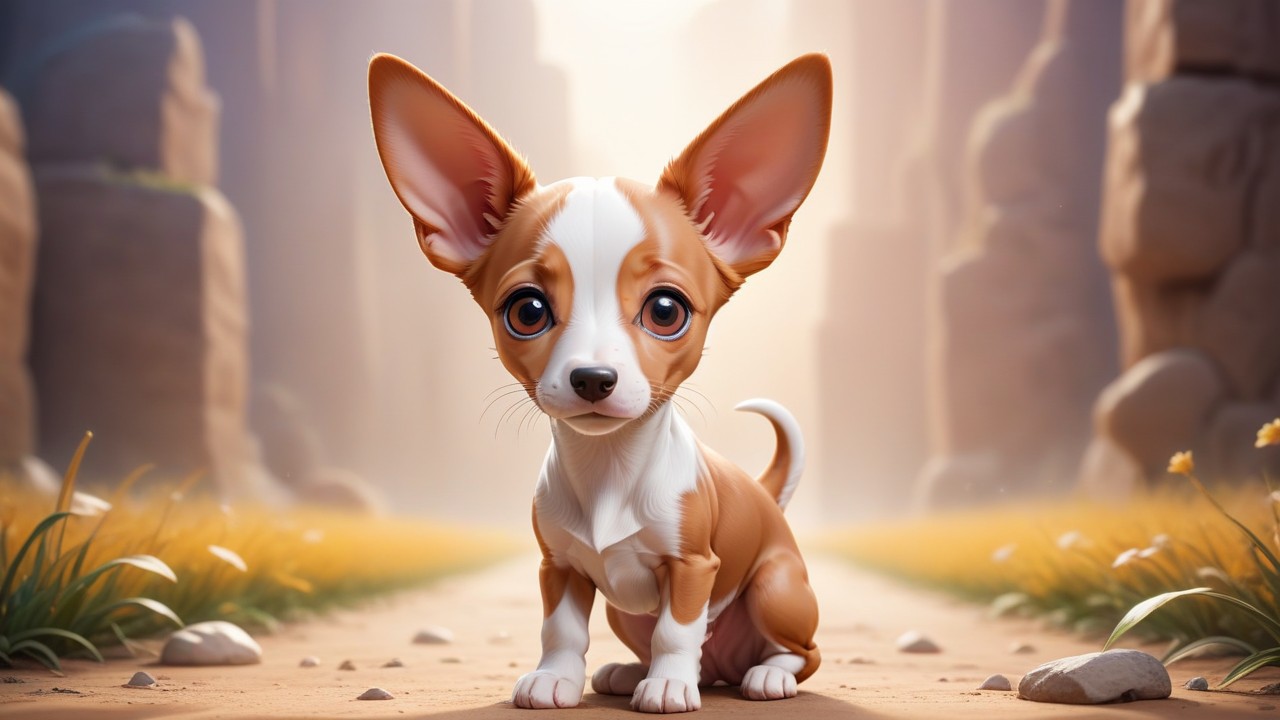 Chibbi-Art Chibi Ibizan Hound Gaze