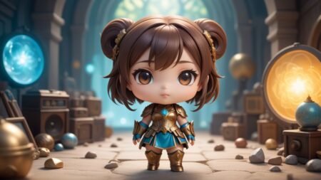 Chibbi-Art Icy Eagle Chibi Art: Bold and Seeking Connection