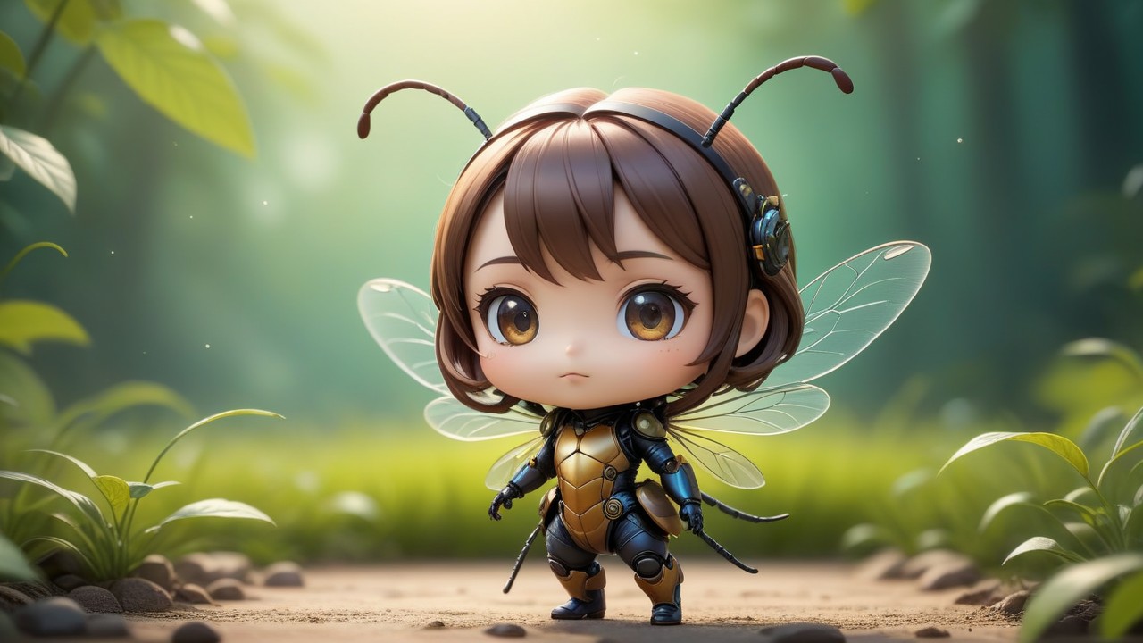 Chibbi-Art Chibi Insect Encounter