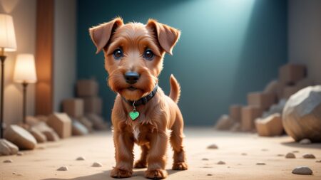 Chibbi-Art Irish Terrier Chibi: A Delightful Study in Art