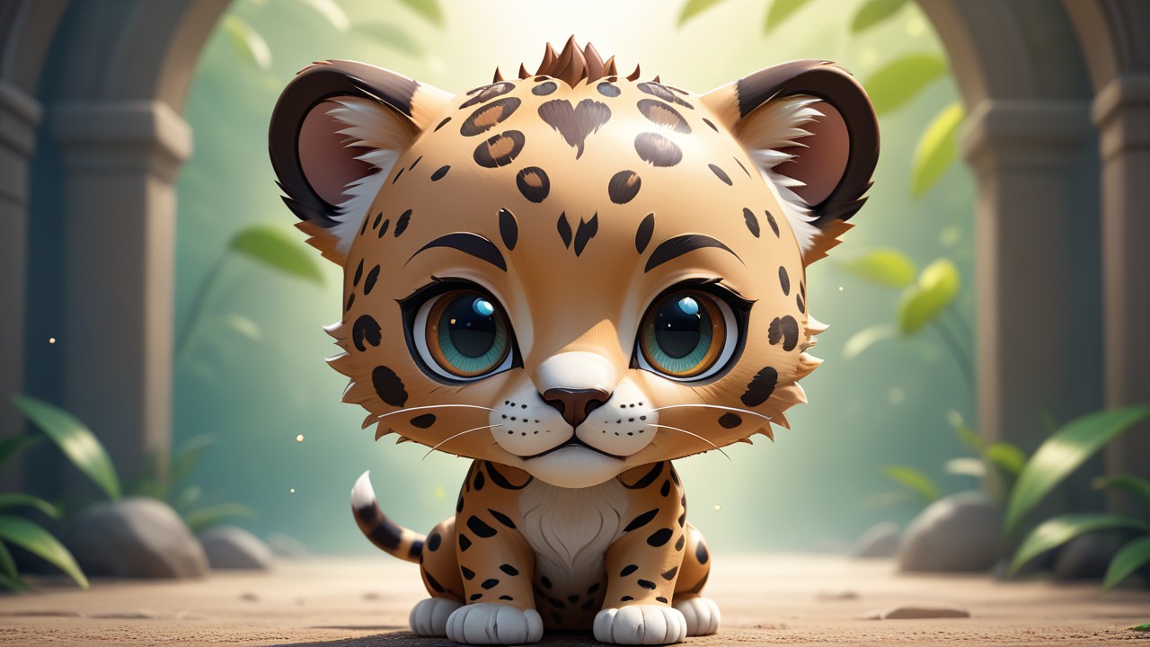 Chibbi-Art Chibi Jaguar Portrait: A Touch of Art