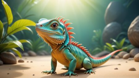 Chibbi-Art Chibi Iguanas Jamaican Scene: A Creative Delight