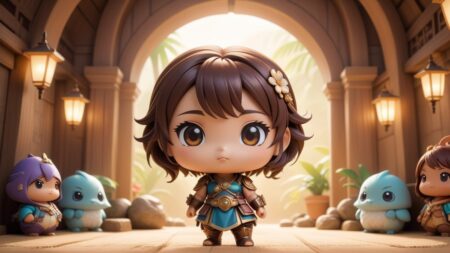 Chibbi-Art Kauais Kawaii Scenery by a Talented Illustrator