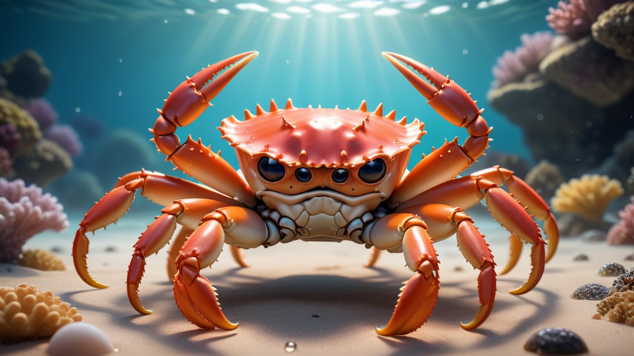 Chibbi-Art King Crab Chibi: A Whimsical Encounter