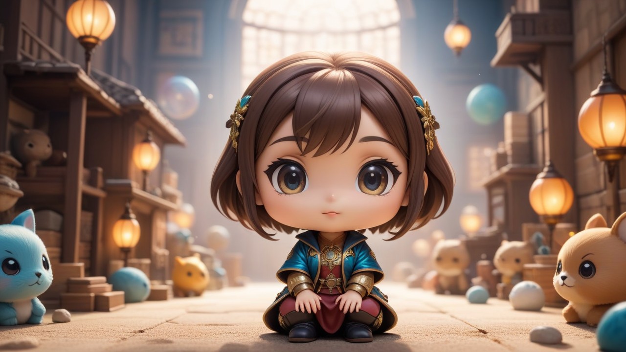 Chibbi-Art Chibi Artistry: Labahoula Captivating Viewers With Elegant Simplicity