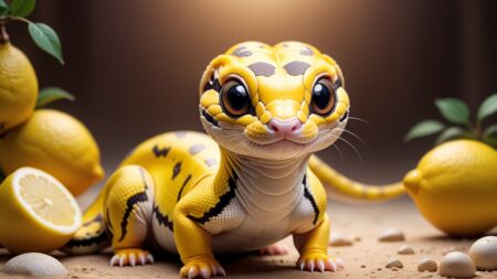 Chibbi-Art Citrus Snake Splash