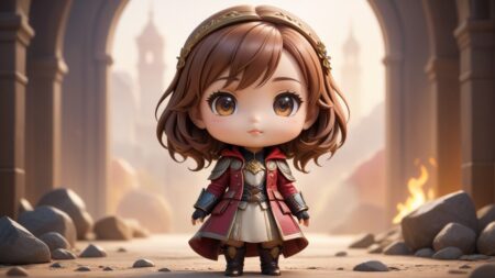 Chibbi-Art Linnet in Chibi Art: A Simplistic Tribute to Nature