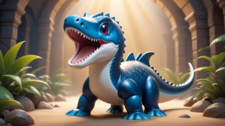 Chibbi-Art Liopleurodon Chibi: A Bite-Size View