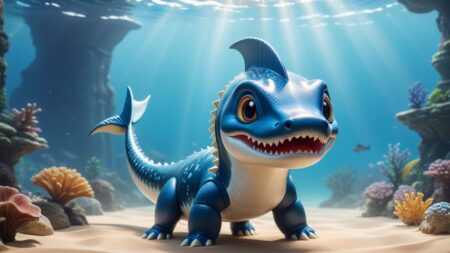 Chibbi-Art Liopleurodon Chibi: A Bite-Size View