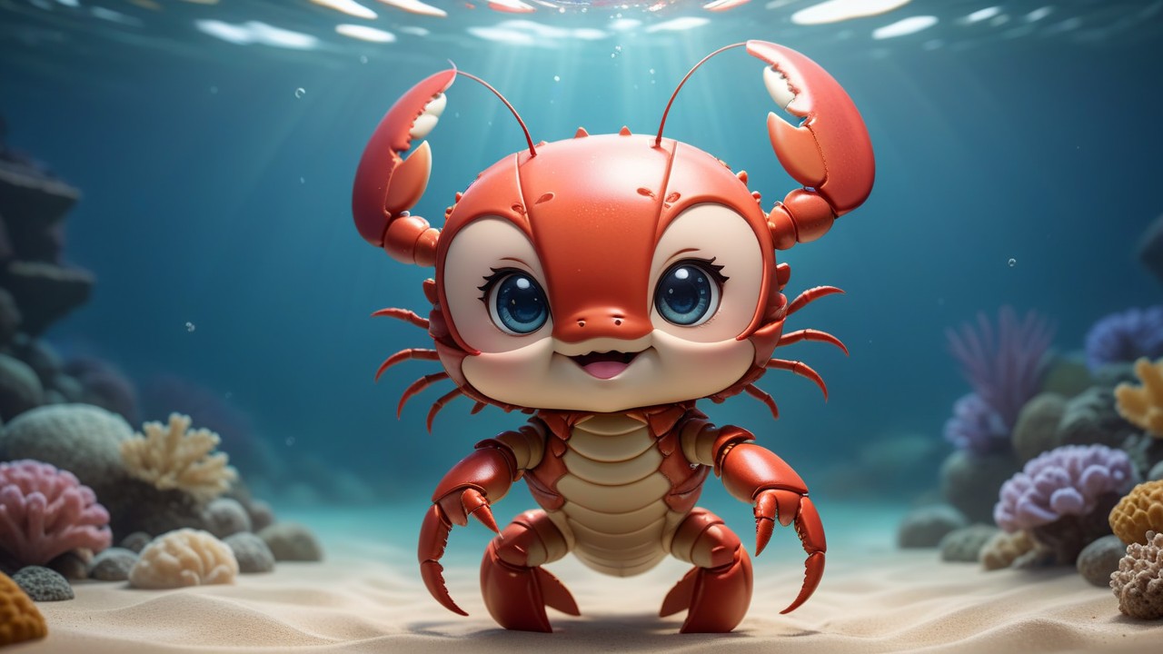 Chibbi-Art Chibi Lobster in Focus