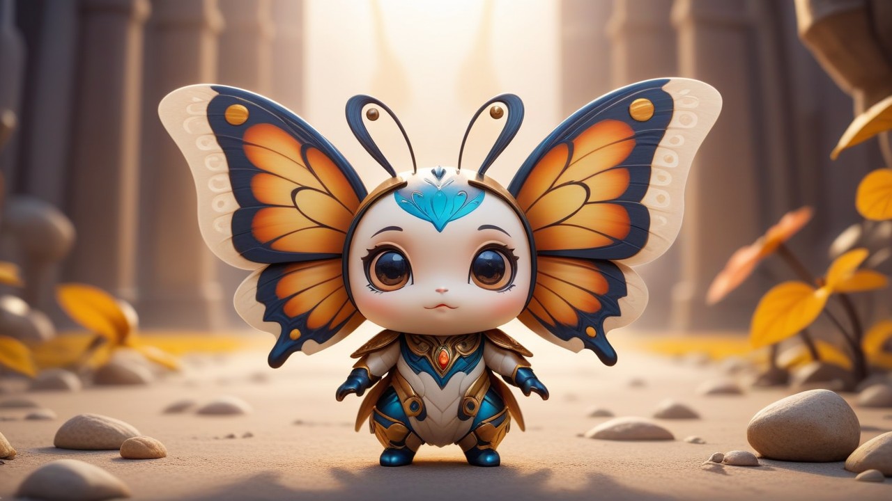 Chibbi-Art Chibi Moth Eyes Meet Yours: A mesmerizing sight.