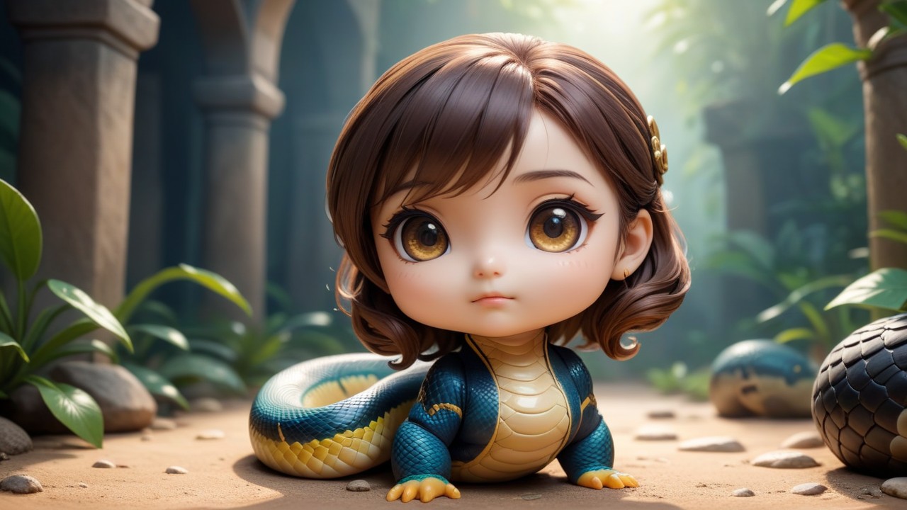 Chibbi-Art Chibi Mamushi Snake: The Cute But Deadly Admiration