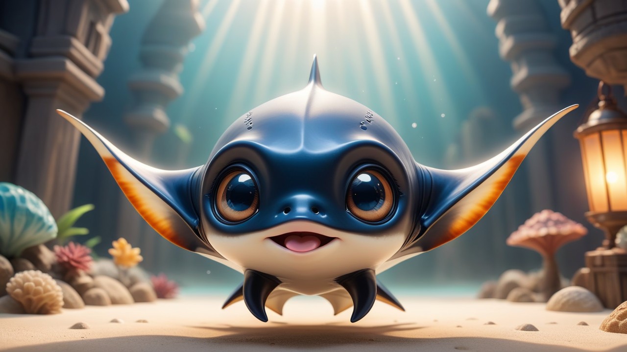 Chibbi-Art Chibi Manta Ray: A Captivating Glimpse