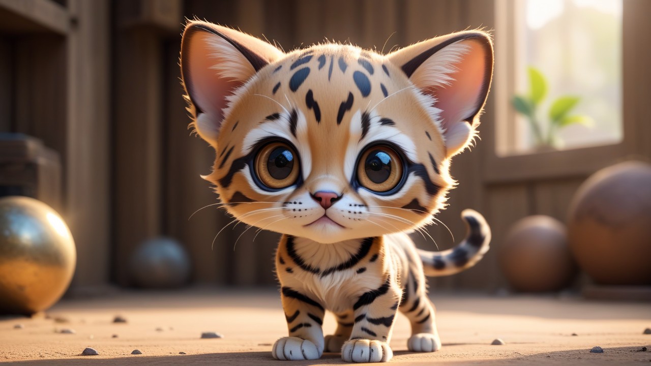 Chibbi-Art Chibi Margay Encounter: A Delicate Blend of Artistic Connection