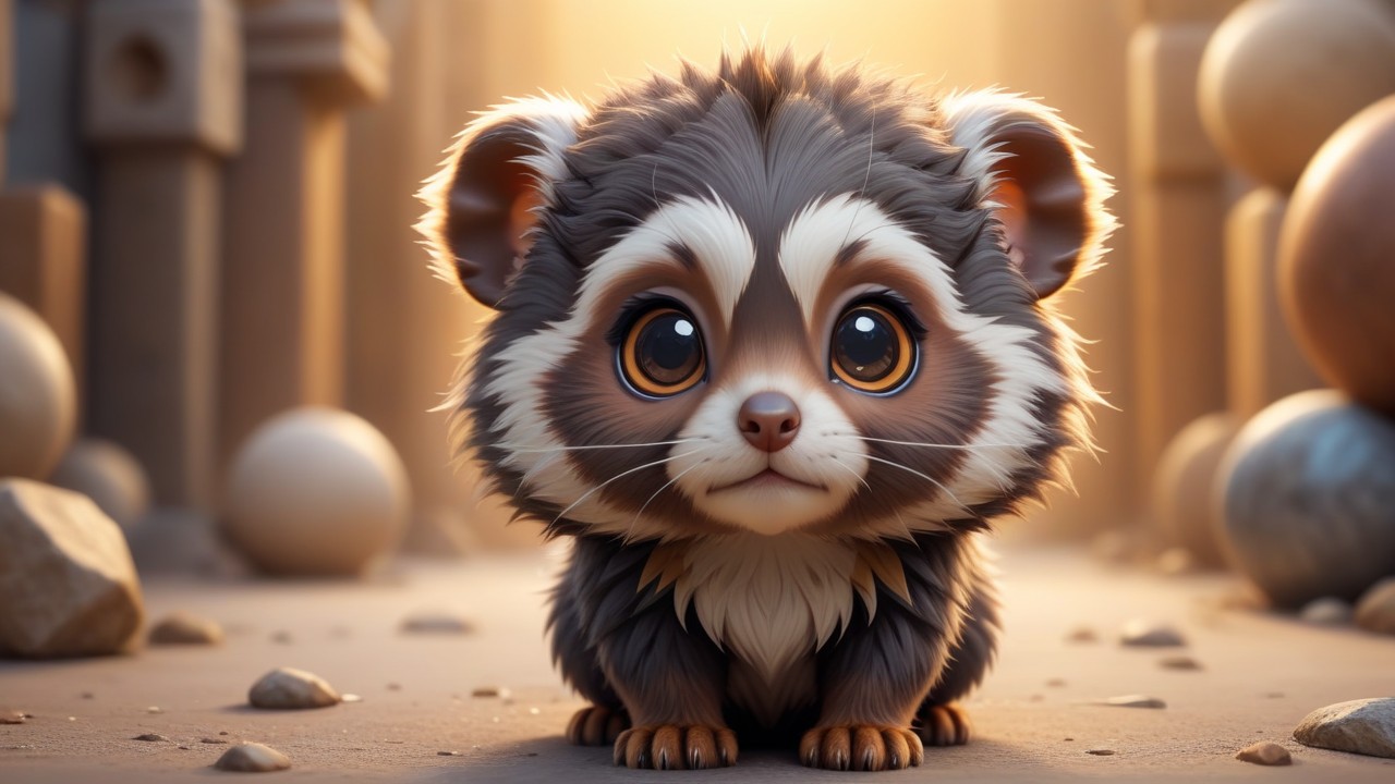 Chibbi-Art Marmoset Chibi: A Stylized Approach to Primates