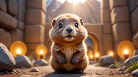Chibbi-Art Marmot Chibi: A Whimsical Glimpse
