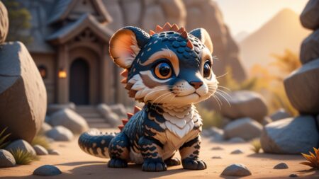 Chibbi-Art Massasauga Chibi: A Charming Profile