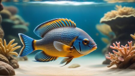 Chibbi-Art Chibi Mayan Cichlid Boldly Observing