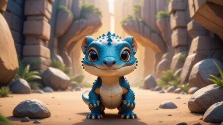 Chibbi-Art Chibi Megalanias Encounter: A Joyful Art Expression