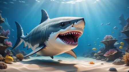 Chibbi-Art Chibi Megalodons Eye Contact