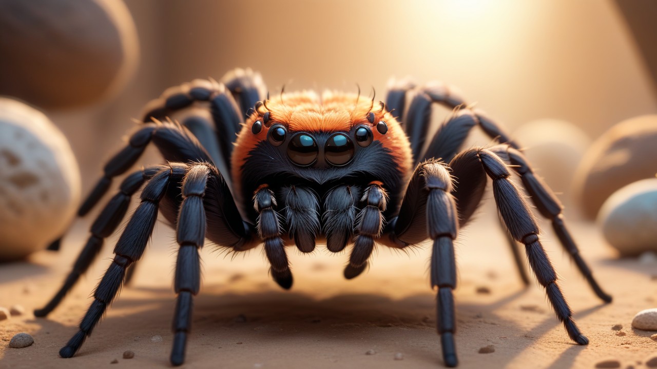 Chibbi-Art Chibi Fireleg Spiders Stare