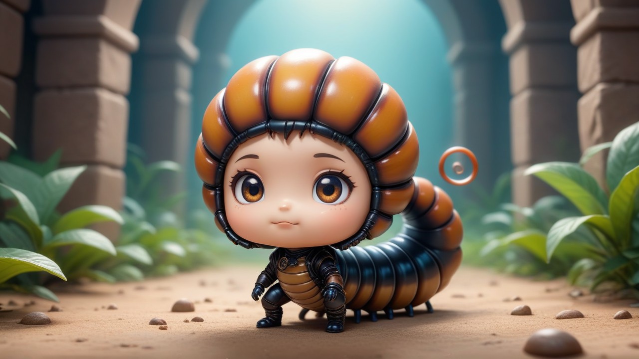 Chibbi-Art Millipede Chibi: A Glimpse into an Artistic Imagination