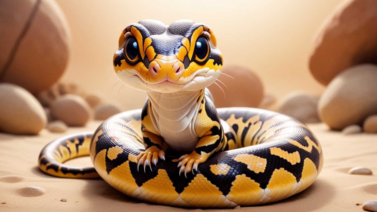 Chibbi-Art Mojave Ball Python Stare