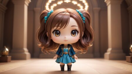 Chibbi-Art Chibi Artist Molly in Her Element