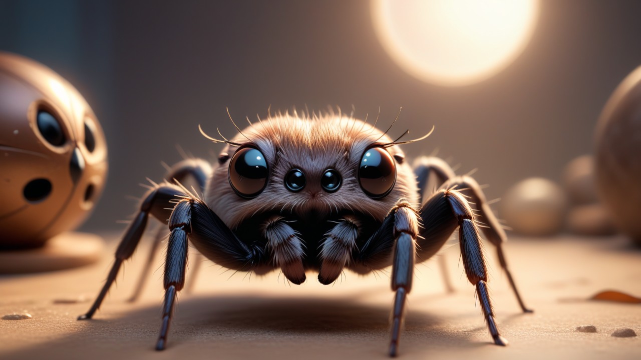 Chibbi-Art Mouse Spider Chibi: A Whimsical Encounter