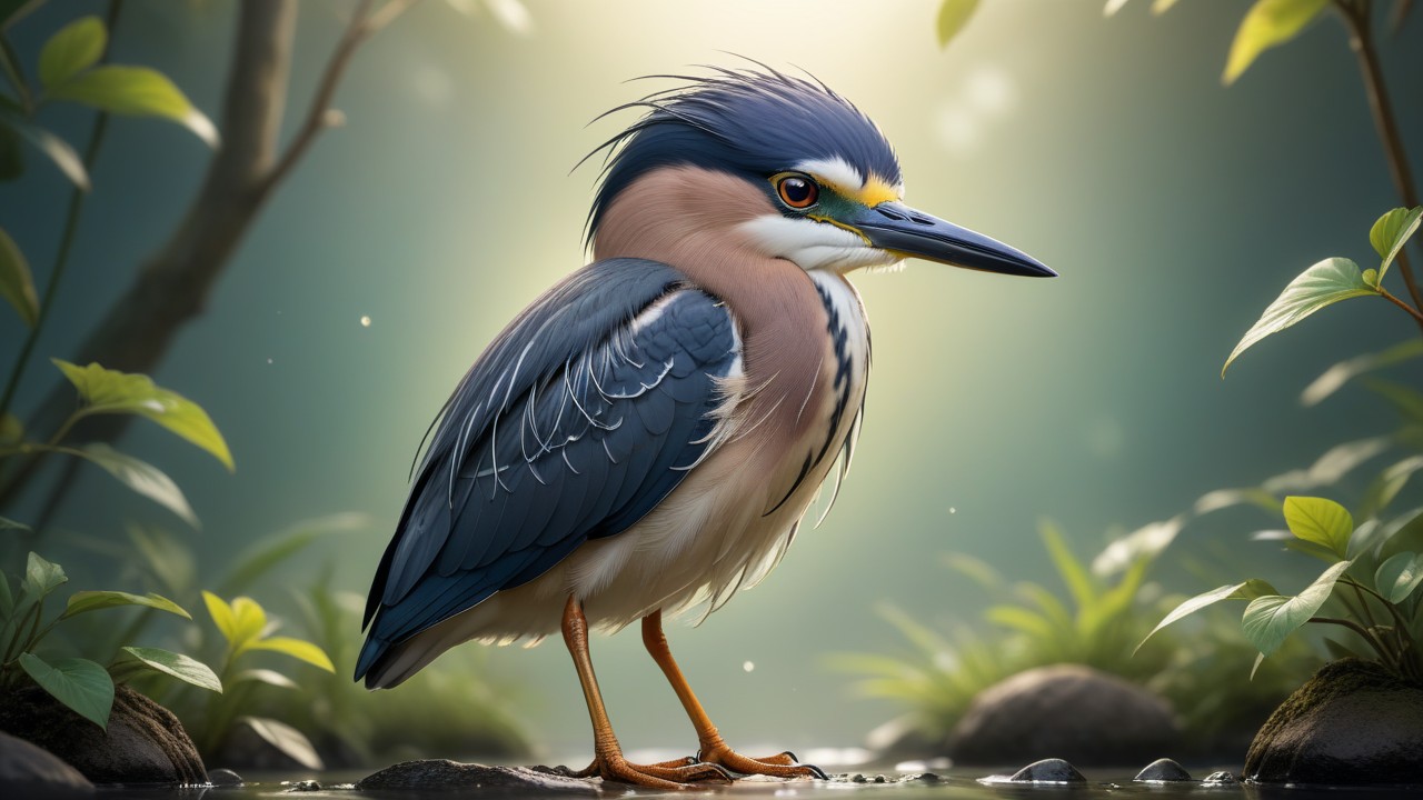 Chibbi-Art Chibi Night Heron: A Glimpse into an Artists Creative Vision