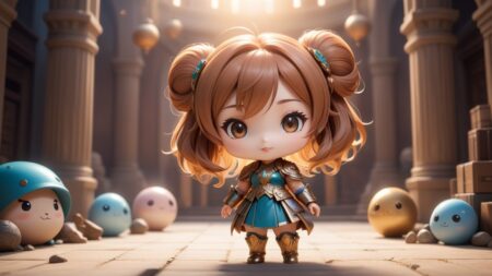 Chibbi-Art Nuralagus Chibi Art: Whimsical Simplicity