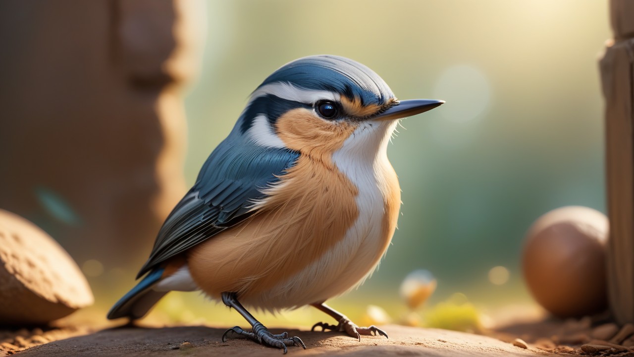 Chibbi-Art Nuthatch Chibi: A Glimpse into Their World