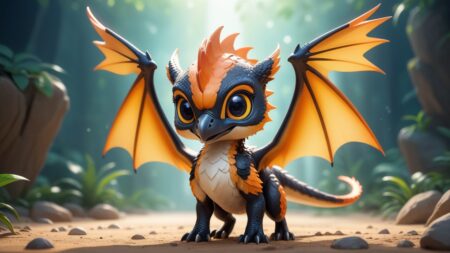 Chibbi-Art Whimsical Wings