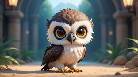 Chibbi-Art Osprey Chibi: A Glimpse into a Simplistic Masterpiece